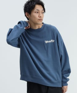 レタード マウンテン プリント スウェット