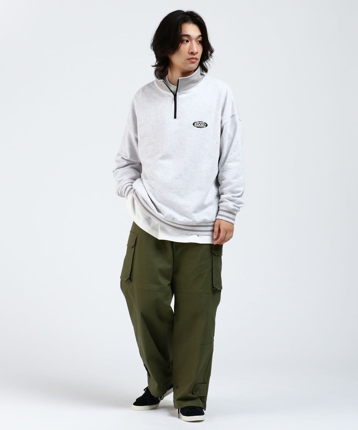 【希少】HAI SPORTING GEAR ハーフジップスウェット Mサイズ相当 希少】HAI SPORTING GEAR ハーフジップスウェット Mサイズ相当