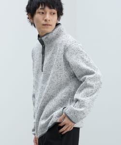 ニットフリース ハーフスナップ プルオーバー