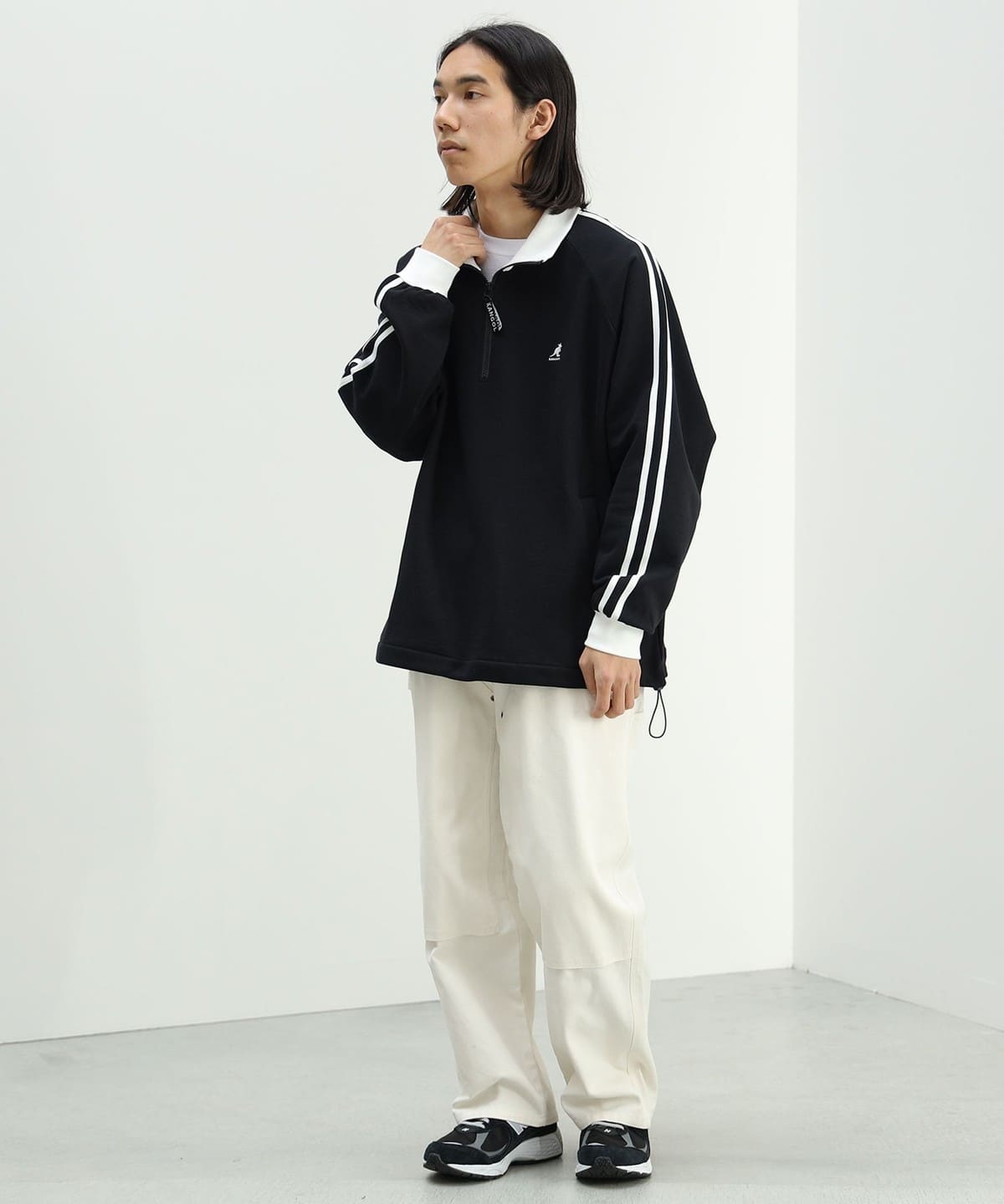 BEAMS HEART（ビームス ハート）【EXCLUSIVE】KANGOL / ハーフジップ