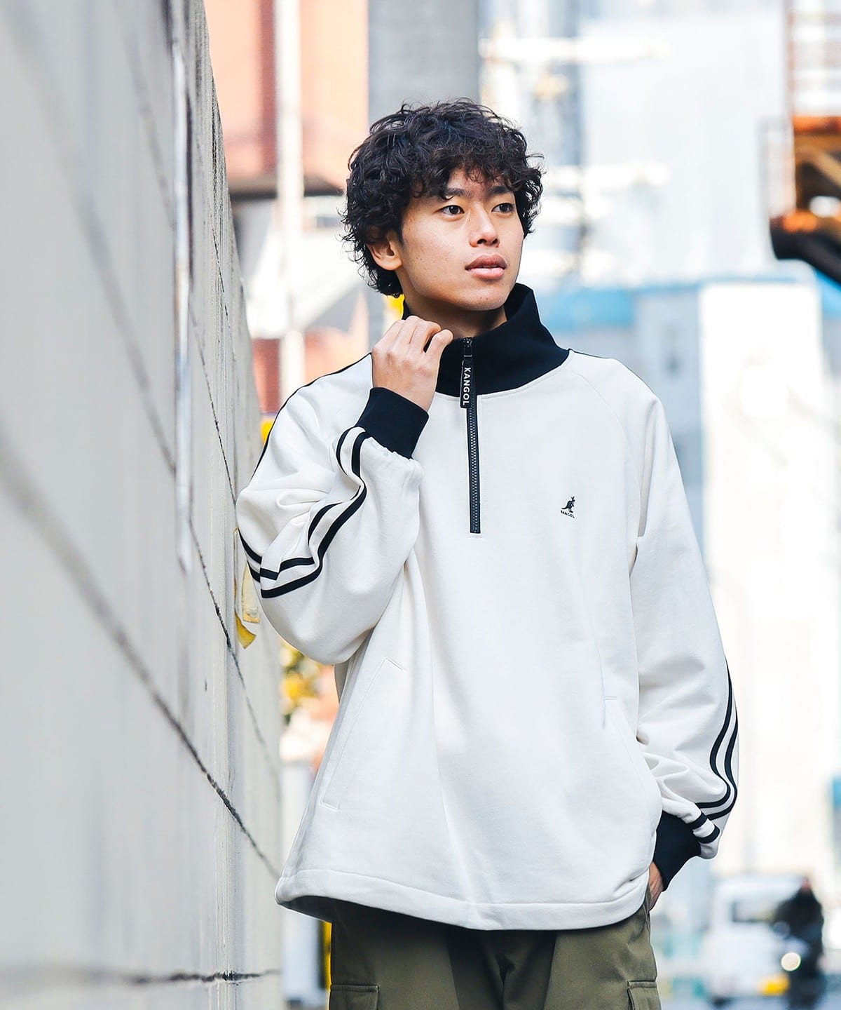 BEAMS HEART（ビームス ハート）【EXCLUSIVE】KANGOL / ハーフジップ