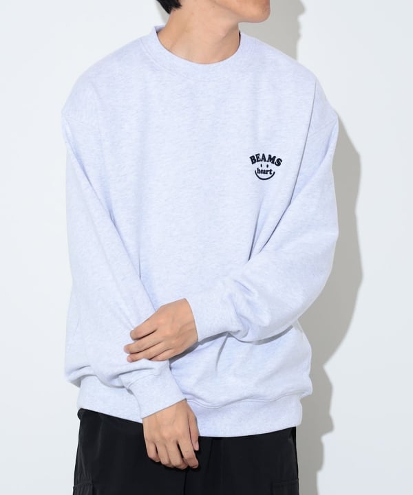 BEAMS / スナップ クルースウェット カーディガンを使った人気