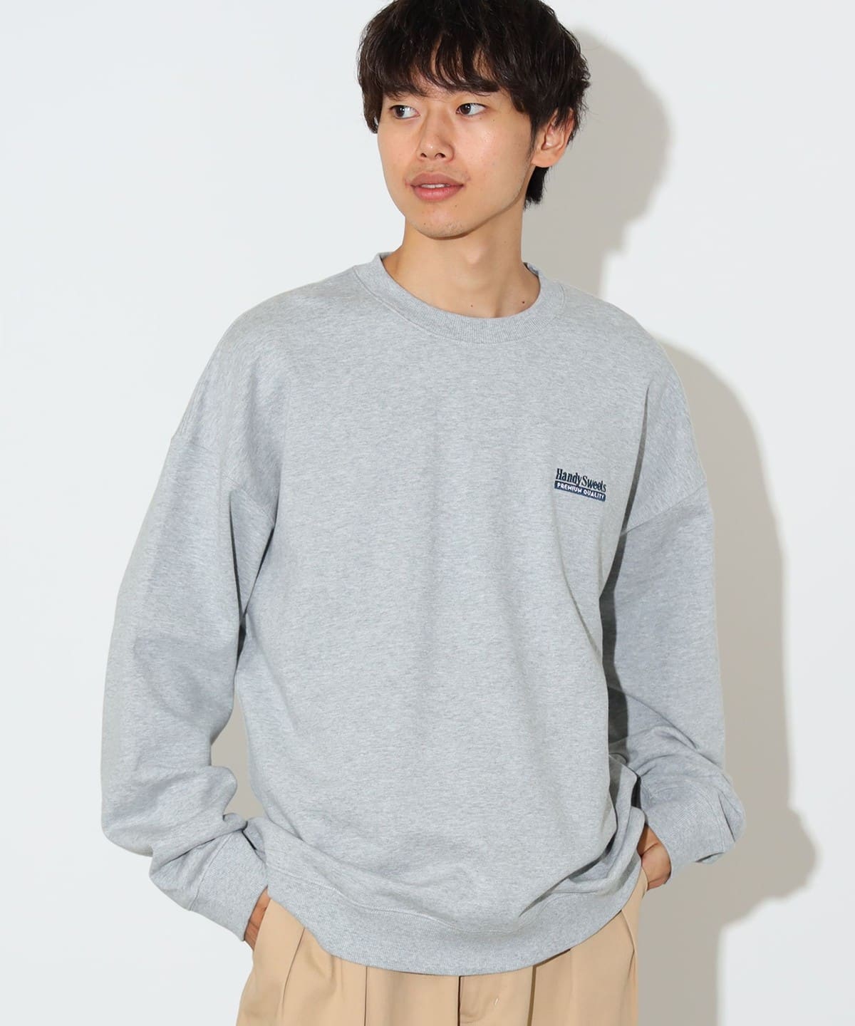 フード グラフィック スウェット トップス MEN GREY M フード グラフィック スウェット トップス MEN GREY M