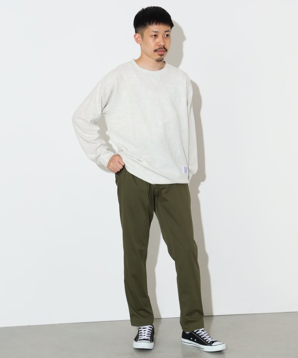 BEAMS HEART(ビームス ハート)起毛 ワッフル クルーネック BEAMS HEART(ビームス ハート)起毛 ワッフル クルーネック