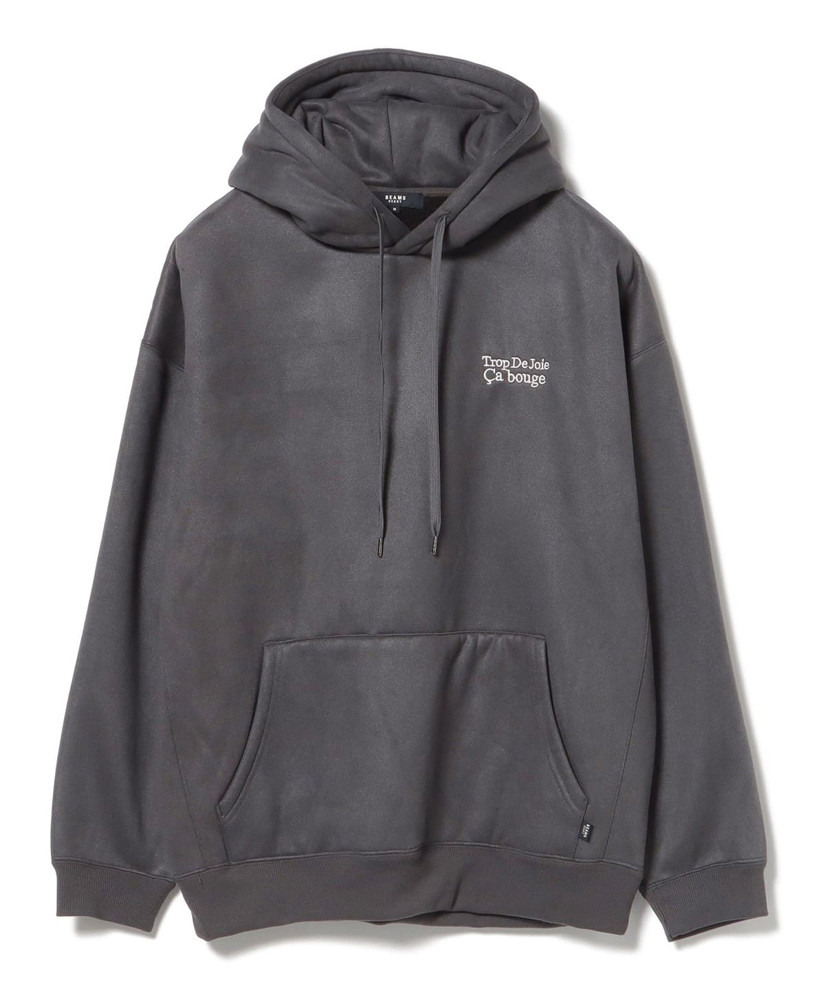 BEAMS HEART (BEAMS HEART) Faux suede boa hoodie (top sweatshirt