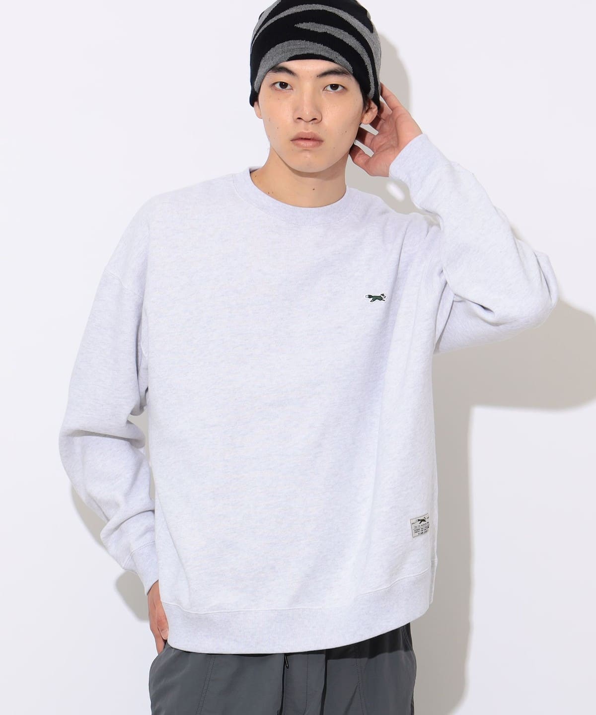 【EXCLUSIVE】PENNEY'S ペニーズ / FOX クルーネック スウェット トップス MEN LIGHT GREY M 【EXCLUSIVE】PENNEY'S ペニーズ / FOX クルーネック スウェット トップス MEN LIGHT GREY M