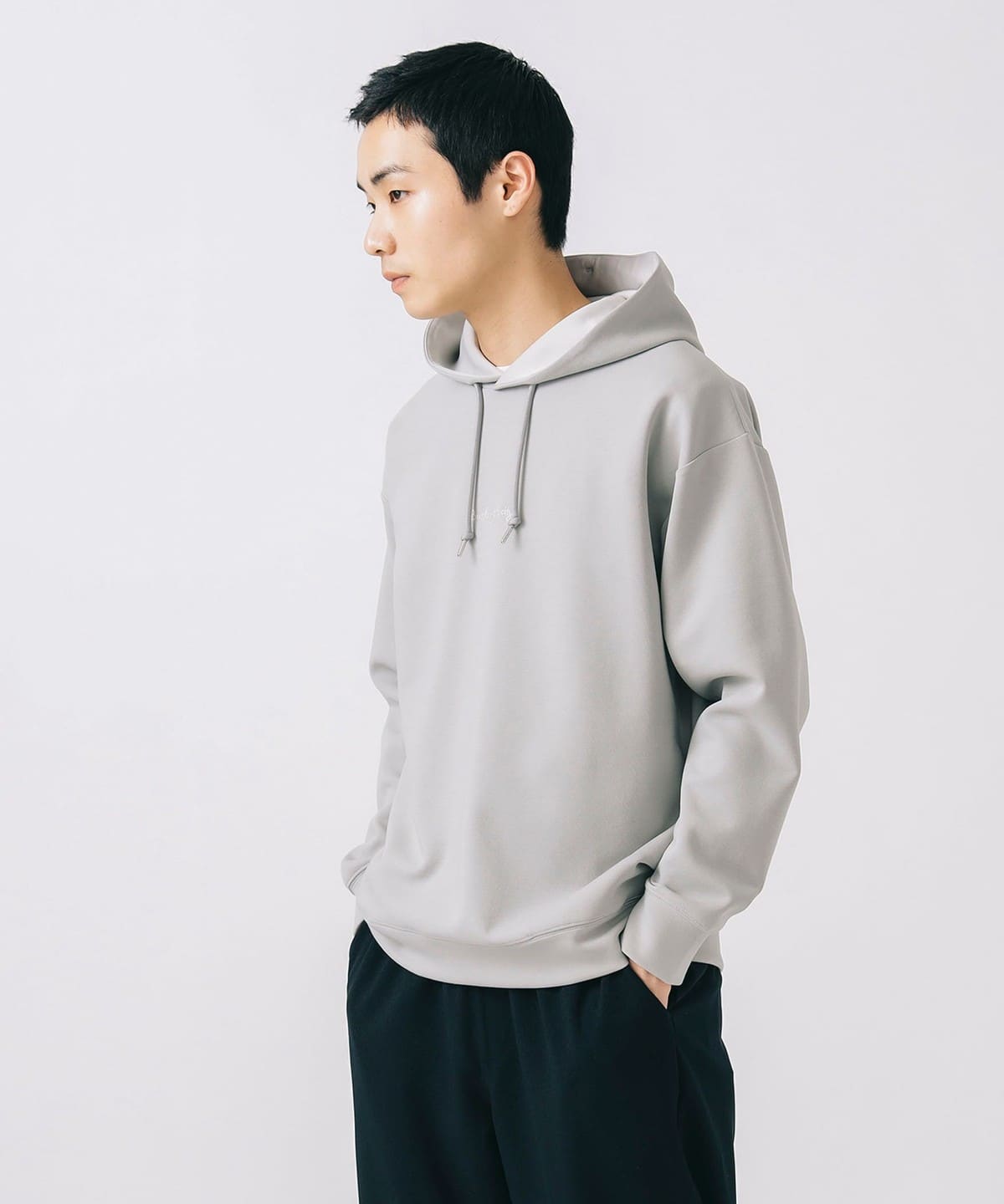 ダンボール 配色 パーカー (吸水速乾・毛玉軽減) トップス MEN GREY S ダンボール 配色 パーカー (吸水速乾・毛玉軽減) トップス MEN GREY S