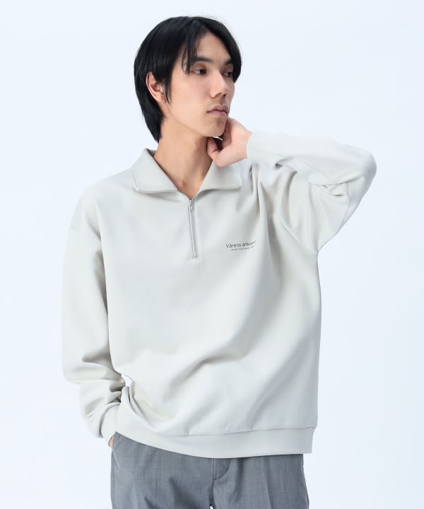 BEAMS HEART(ビームス ハート)ダンボール ハーフジップ ロング BEAMS HEART(ビームス ハート)ダンボール ハーフジップ ロング