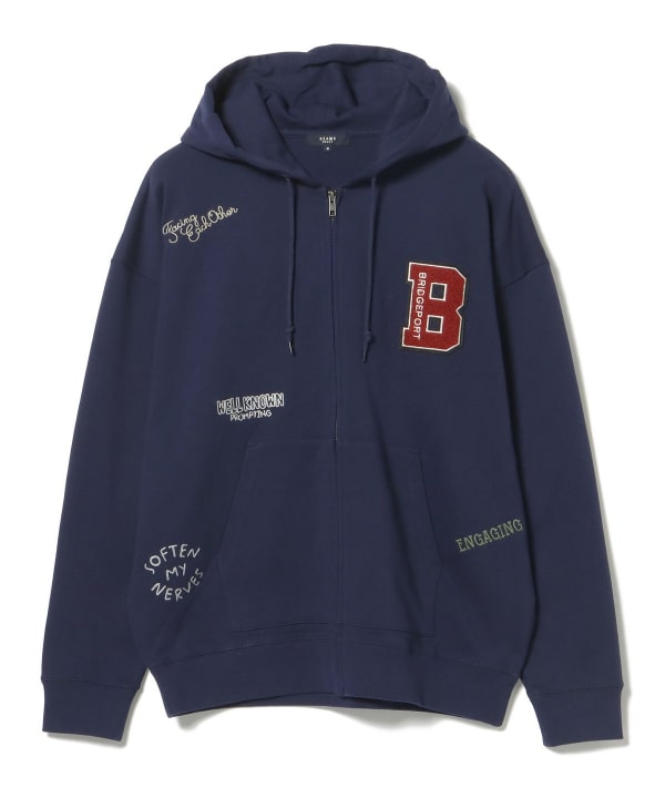 ゼット ビームス フルジップパーカー XO ZETT BEAMS DESIGN