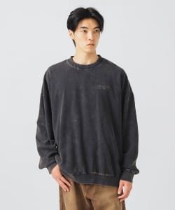 フェード ステッチ クルーネック スウェット