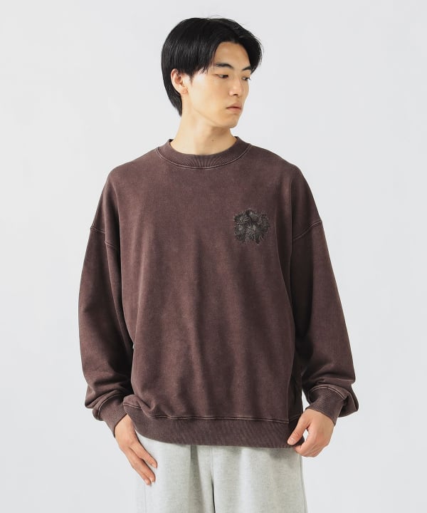 ★ビームスハート*BEAMS HEART*ミリタリーデザインスウェットブルゾン(M)ブラック BEAMS HEART（ビームス ハート）バンド グラフィック スウェット