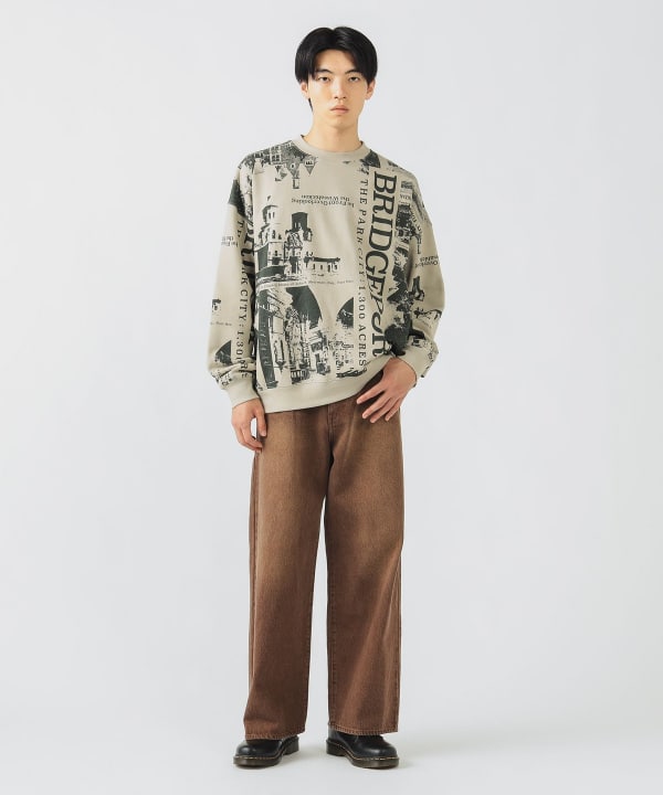 BEAMS HEART（ビームス ハート）アートグラフィック 総柄 スウェット