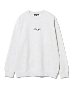 BEAMS HEART ロゴ 刺繍 スウェット