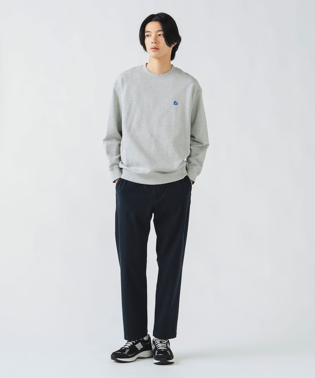 BEAMS HEART（ビームス ハート）B-HEARTロゴ ワンポイント スウェット 