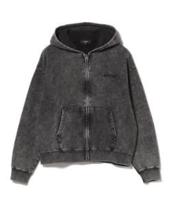 フェード エンブレム ジップ パーカー