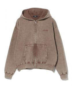 フェード エンブレム ジップ パーカー