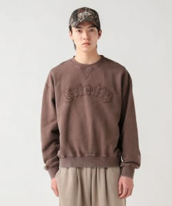 パッチ クルーネック スウェット