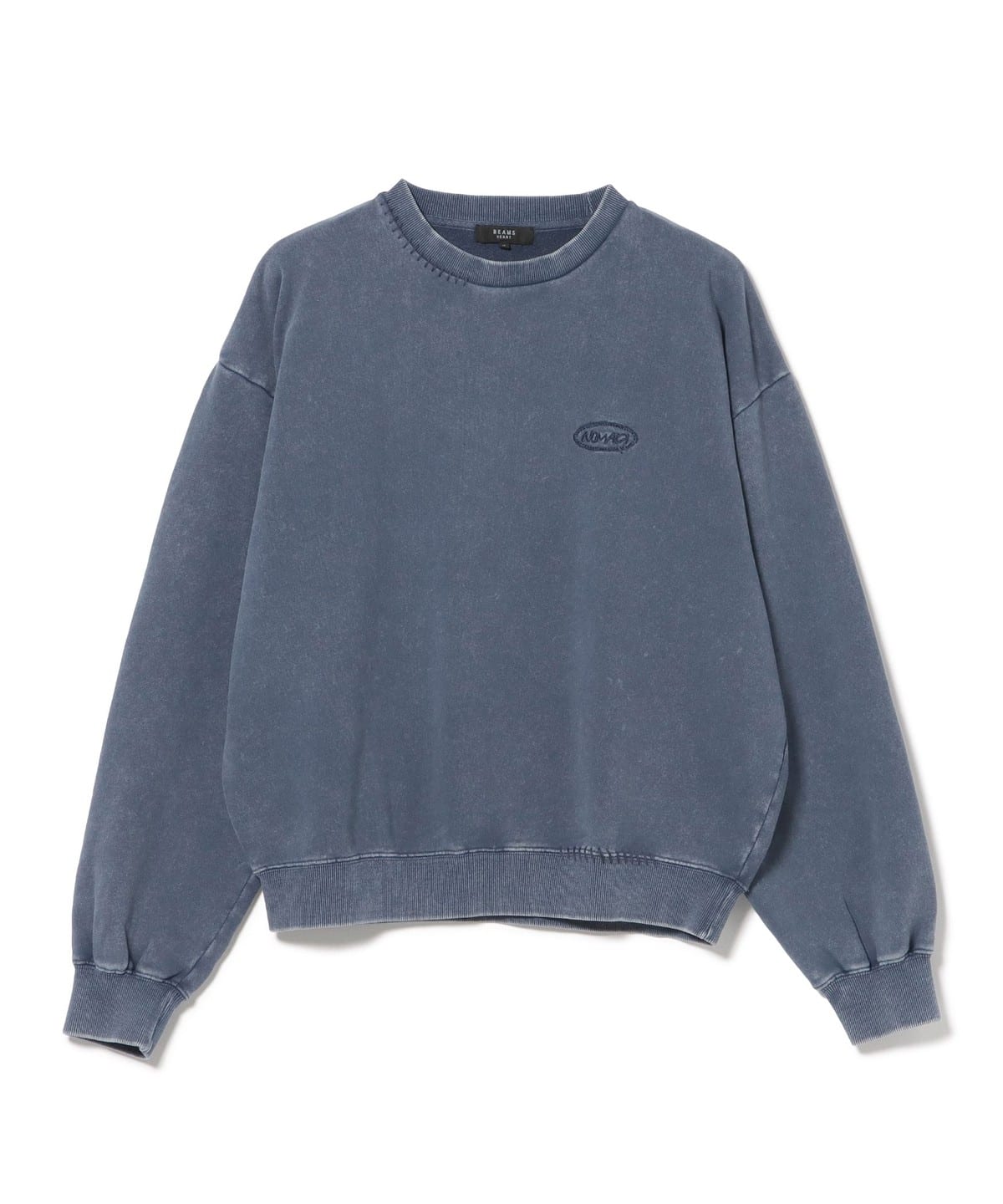 BEAMS HEART（ビームス ハート）スノーウォッシュ ステッチ クルー