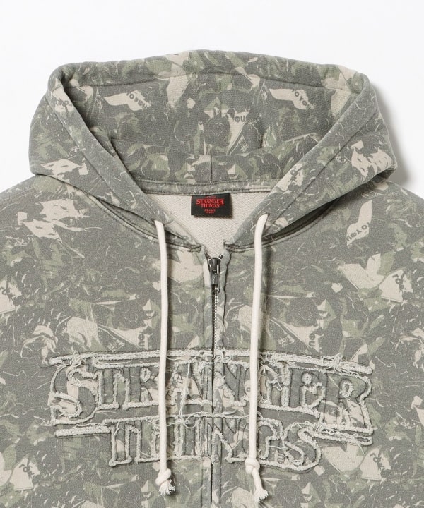 【COLLABORATION】STRANGER THINGS / Faded Full-Zip Hoodie