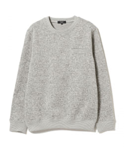 BEAMS HEART / ニットフリース クルーネック カットソー