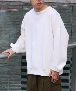 BEAMS HEART / ステッチ ビッグ スウェット プルオーバー