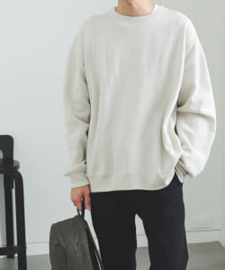 BEAMS HEART / ビッグ クルーネック スウェットプルオーバー