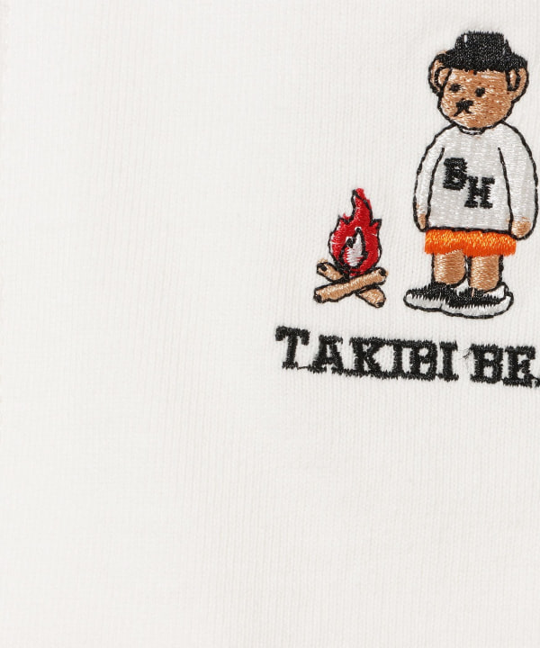 rabbit プリントベルスリーブロングTシャツ　beams BEAMS BEAMS Long Sleeve T-Shirt (T-shirts, Cut and Sewn T