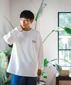 BEAMS HEART / ダンボール エンブロイダリー ロングスリーブ Tシャツ
