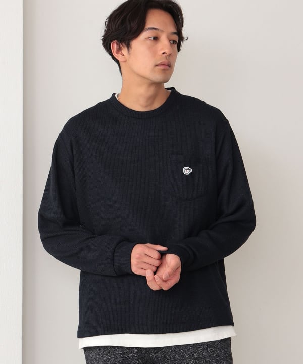 BEAMS HEART（ビームス ハート）コーヒー刺繍 ワッフル