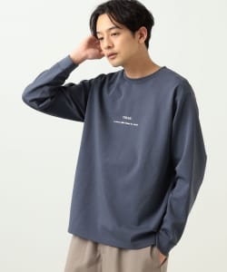ダンボール プリント ロングスリーブ Tシャツ