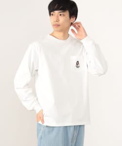 ブレイクタイム 刺繍 ロングスリーブ Tシャツ