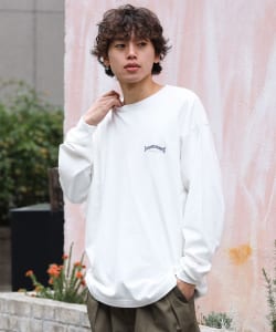 アイスクリーム プリント ロングスリーブ Tシャツ