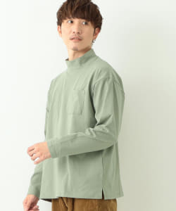 BEAMS HEART / ビックシルエット モックネックプルオーバー