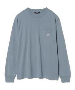 コーヒー刺繍 ロングスリーブ Tシャツ