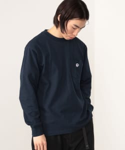 コーヒー刺繍 ロングスリーブ Tシャツ