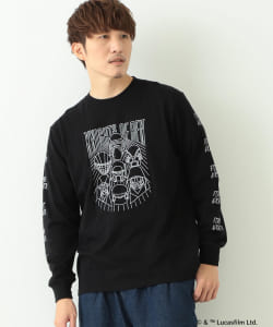 BEAMS HEART / FIRST_ORDER プリント ロングスリーブ Tシャツ