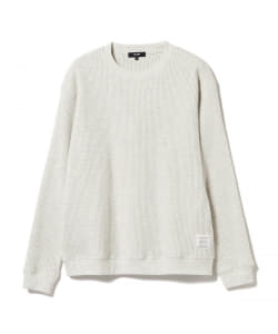 BEAMS HEART / 起毛ワッフル クルーネック カットソー