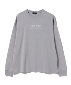 BEAMS HEART / YOU KNOW EVERYTHING ロングスリーブ ビッグ Tシャツ