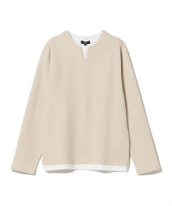 BEAMS HEART / 起毛 フェイクレイヤー ロングスリーブ Tシャツ