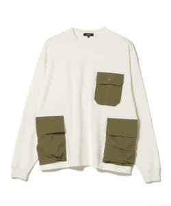 BEAMS HEART / カーゴ ポケット ビッグ ロングスリーブ Tシャツ