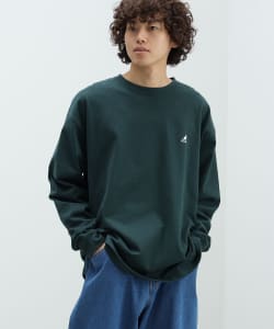 【EXCLUSIVE】KANGOL / 天竺 ビッグ ロングスリーブ Tシャツ