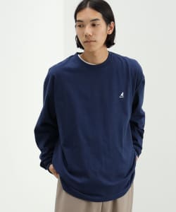 【EXCLUSIVE】KANGOL / 天竺 ビッグ ロングスリーブ Tシャツ