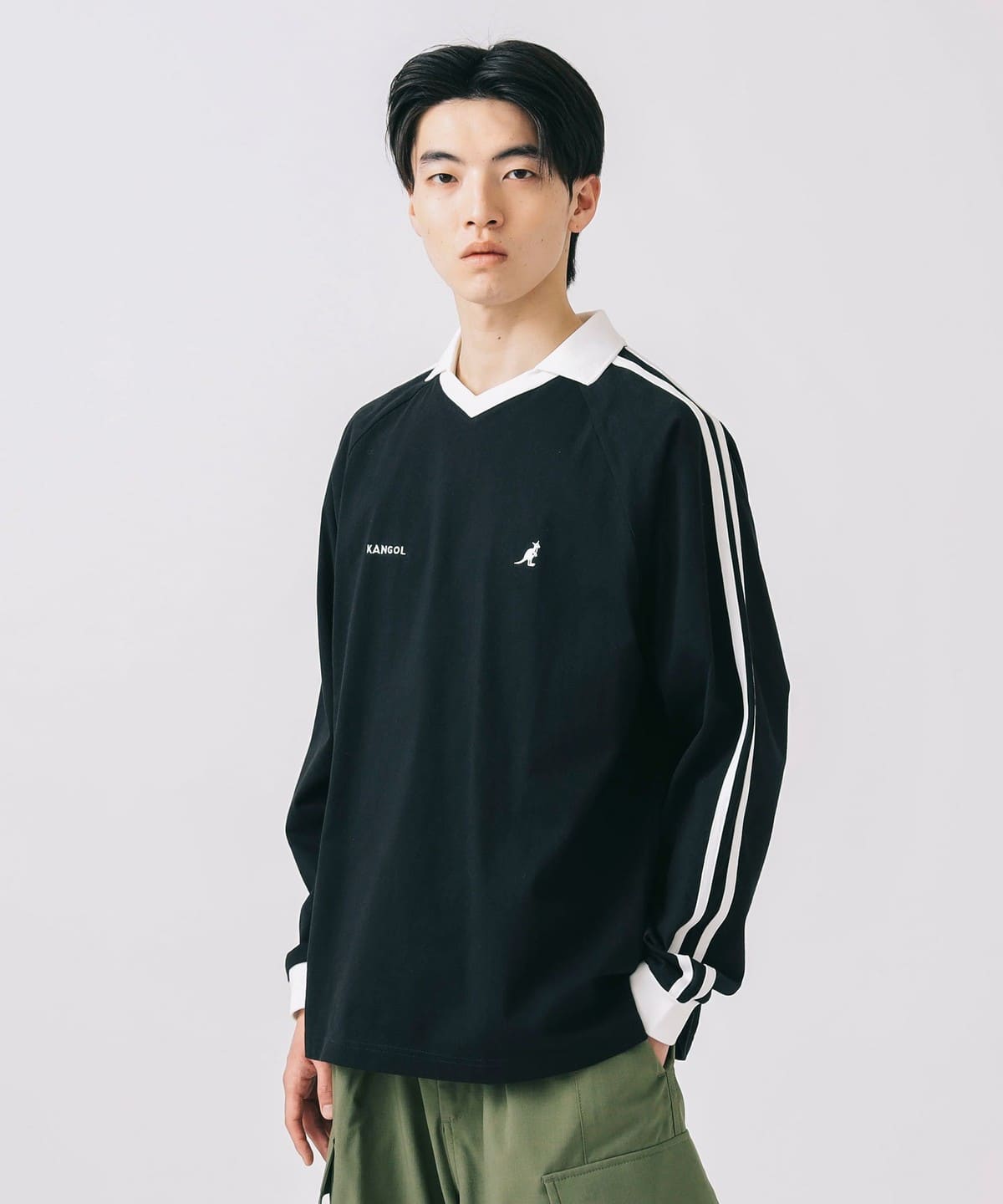 【EXCLUSIVE】KANGOL / コットン 裏毛 ゲームシャツ Tシャツ・カットソー MEN BLACK S 【EXCLUSIVE】KANGOL / コットン 裏毛 ゲームシャツ Tシャツ・カットソー MEN BLACK S