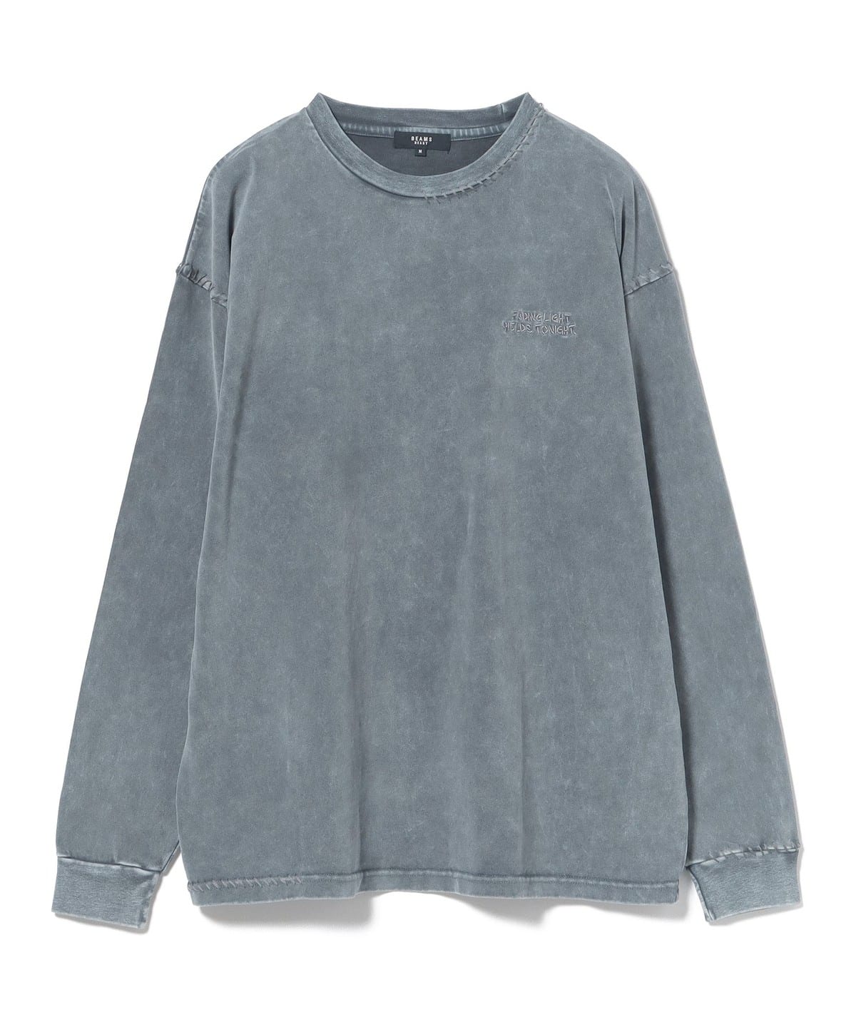 フェード ステッチ ロングスリーブ Tシャツ Tシャツ・カットソー MEN SMOKE BLUE M フェード ステッチ ロングスリーブ Tシャツ Tシャツ・カットソー MEN SMOKE BLUE M