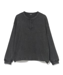 SW ワッフル ヘンリーネック カットソー