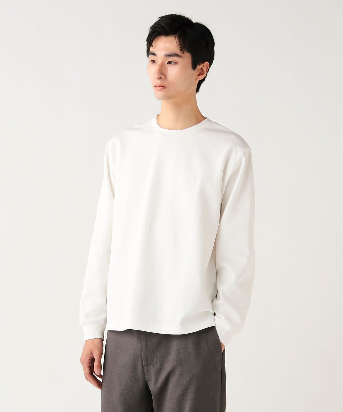 BEAMS HEART（ビームス ハート）ステッチ ダンボール ロングスリーブ