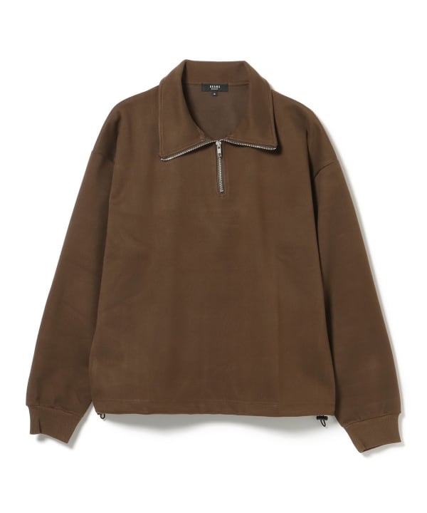 カルゼ ハーフジップ カットソー