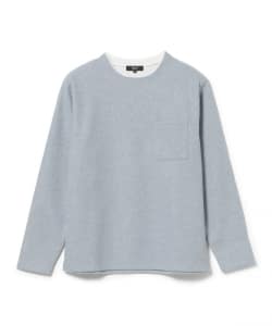 起毛 フェイクレイヤー ロングスリーブTシャツ