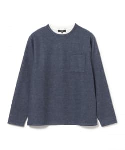 起毛 フェイクレイヤー ロングスリーブTシャツ