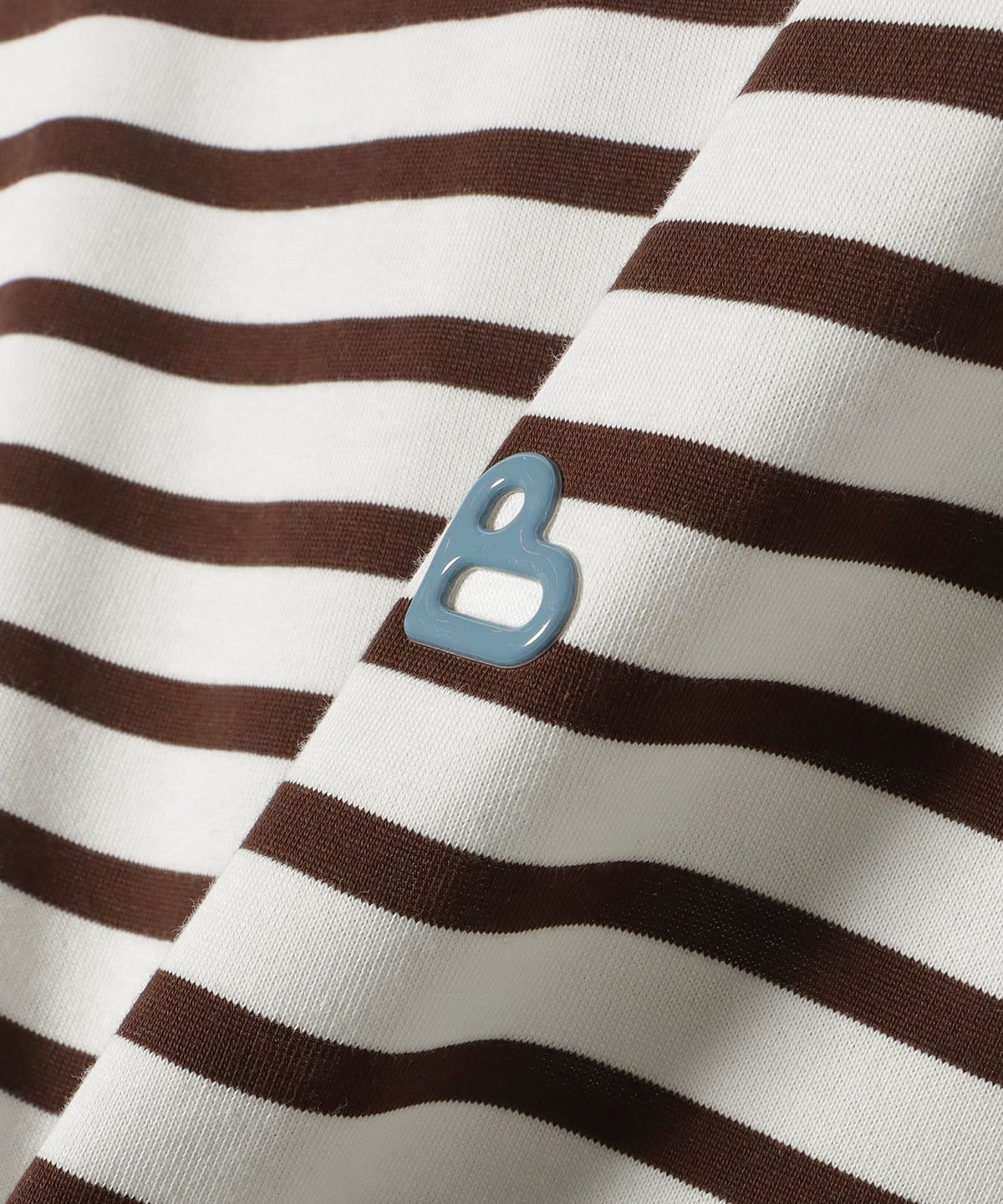 B-HEART LOGO 條紋長袖T恤